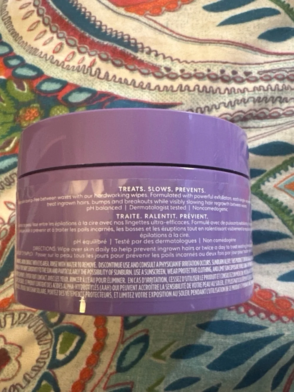 EWC Treat Ingrown Hair Wipes – Purple (45 Wipes)
